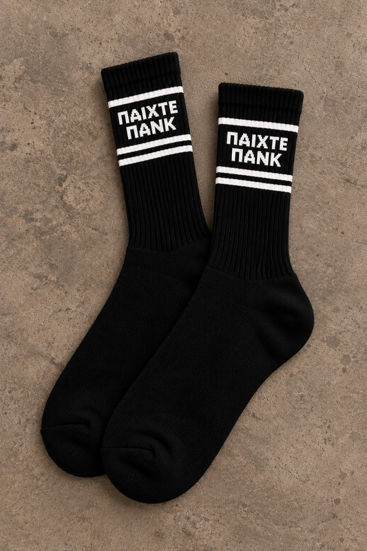 ΠΑΙΧΤΕ ΠΑΝΚ SOCKS — BLACK