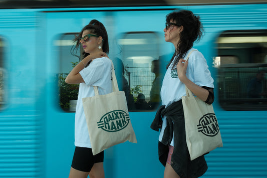 ΗΣΑΠ Tote Bag (πράσινο print)