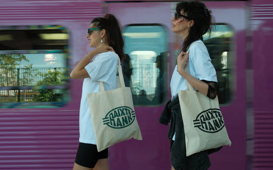 ΗΣΑΠ Tote Bag (Μαύρο print)