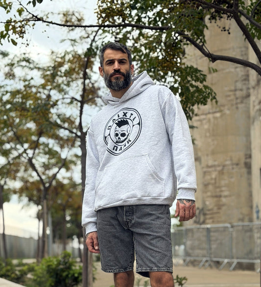 Κλάσικ Λόγκο — Γκρι Hoodie
