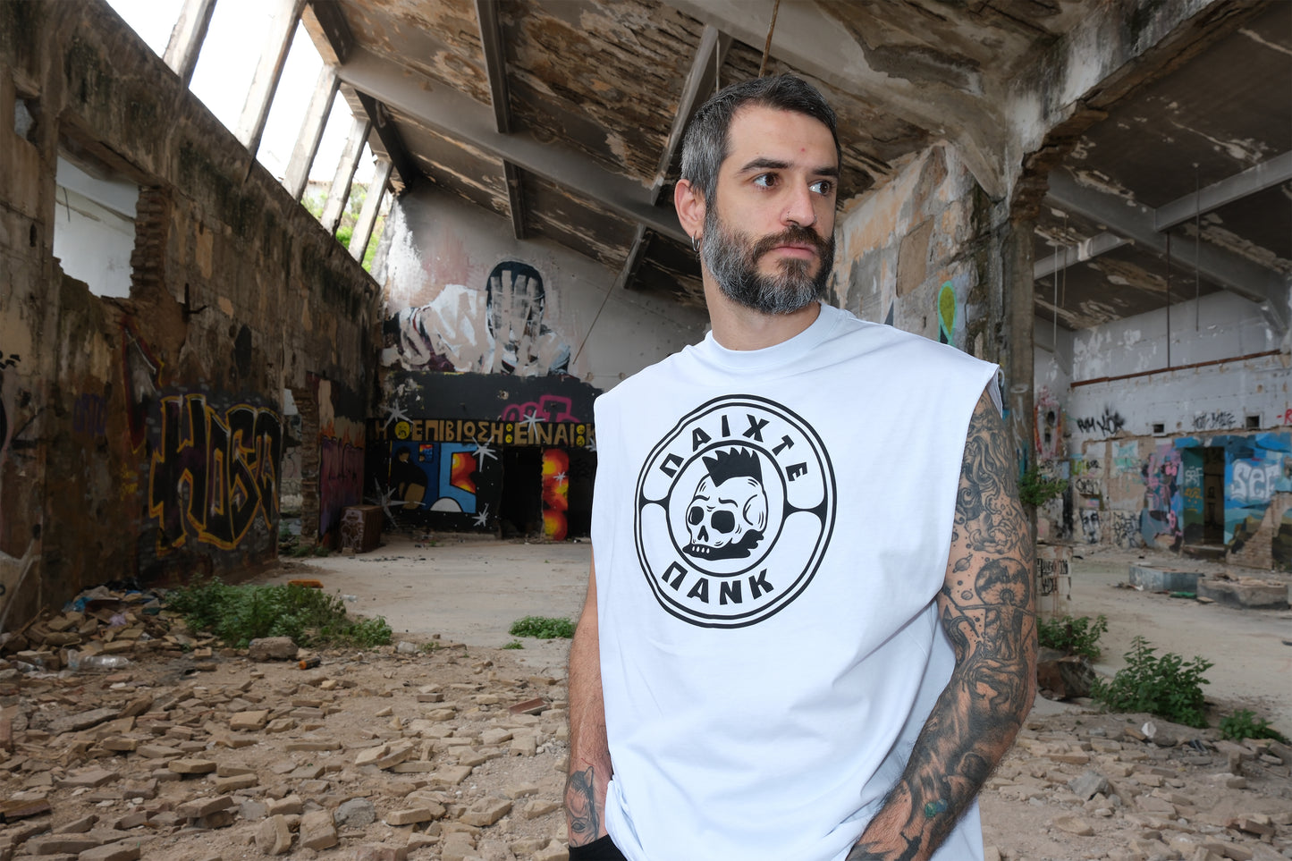 Classic Logo Sleeveless (white)